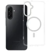 Oem Dėklas na Samsung A17 / A18 Frame Clear Hybrid Mag Cover zgodny su MagSafe transparentne