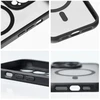 „Oem“ dėklas, skirtas „iPhone 12 PRO MAX“ telefonui, visiškai matinis „Mag“ dėklas, suderinamas su „MagSafe“ juodas