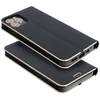Dėklas Oem Flip case for iPhone 17 PRO MAX / 18 PRO MAX Luna Book Gold juodas