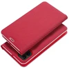 Dėklas Oem Flip case for iPhone 16 Luna Book Carbon red