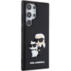 Dėklas Oem Original faceplate case Karl Lagerfeld KLHCS24L3DRKCNK for SASMSUNG S24 Ultra (3D RUBBER KC NFT) juodas