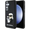 Samsung Galaxy S24 Karl Lagerfeld dėklas 3D Rubber Karl`s&amp;Choupette (KLHCS24S3DRKCNK) juodos spalvos