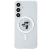 Samsung Galaxy S24 Karl Lagerfeld Dėklas IML Karl&Choupette MagSafe (KLHMS24SHGKCNOT) skaidrus