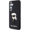 Samsung Galaxy S24 Plus Karl Lagerfeld dėklas 3D Rubber Ikonik (KLHCS24M3DRKINK) juodos spalvos