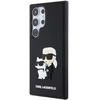 Dėklas Oem Original faceplate case Karl Lagerfeld KLHCS24L3DRKCNK for SASMSUNG S24 Ultra (3D RUBBER KC NFT) juodas