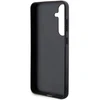 Samsung Galaxy S24 Karl Lagerfeld dėklas Saffiano Karl & Choupette Metal Pin (KLHCS24SPSAKCMPK) juodos spalvos