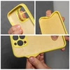 Dėklas Oem Case for iPhone 13 Silicone 2mm (camera protection) yellow