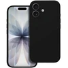 Dėklas Oem Case for iPhone 17 Pro / 18 Pro (low camera edge) Silicone 2mm (camera protection) compatible with MagSafe juodas