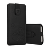 Oem WONDER Deko Pouch dėklas (Size M) skirtas Apple iPhone 5/Nokia 215 4G/225/5310 2020 juodos spalvos