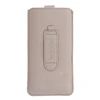 Oem WONDER Deko Pouch dėklas (Size L) skirtas Apple iPhone 13 Mini/12 Mini/SE 2020/2022/7/8 cappuccino