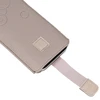 Oem WONDER Deko Pouch dėklas (Size L) skirtas Apple iPhone 13 Mini/12 Mini/SE 2020/2022/7/8 cappuccino