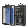 Apple iPhone X / XS BMW dėklas Silicone M Collection (BMHCPXMSILNA) mėlynos spalvos