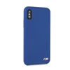 Apple iPhone X / XS BMW dėklas Silicone M Collection (BMHCPXMSILNA) mėlynos spalvos