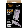 Panzer Glass „CARE by PanzerGlass Feature Kick 3in1“ dėklas + stiklas + objektyvas, skirtas „iPhone 17“