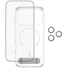 Panzer Glass „CARE by PanzerGlass Feature Kick 3in1“ dėklas + stiklas + objektyvo apsaugos rinkinys, skirtas „iPhone 17 Pro“