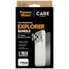 „Panzer Glass CARE by PanzerGlass Flagship Explorer 3in1“ dėklas + stiklas + objektyvas, skirtas „iPhone 17 Pro Max“.