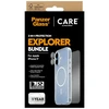 „Panzer Glass CARE by PanzerGlass Flagship Explorer 3in1“ dėklas + stiklas + objektyvas, skirtas „iPhone 17“