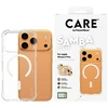 „Panzer Glass CARE by PanzerGlass“ madingas „Samba“ dėklas su „Baltas MagSafe“, skirtas „iPhone 17 Pro“ – permatomas