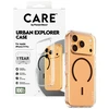Dėklas Panzer Glass CARE by PanzerGlass Flagship Urban Explorer Case w. Juodas MagSafe for iPhone 17 Pro - Transparent
