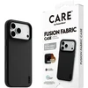 Dėklas Panzer Glass Case CARE by PanzerGlass Fusion Fabric MagSafe for iPhone 18 Pro Max / 17 Pro Max juodas