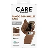 Dėklas Panzer Glass Care by PanzerGlass Tango 2w1 Wallet Case MagSafe do iPhone 18 Pro / 17 Pro ruda