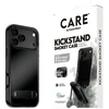 Dėklas Panzer Glass „Case CARE by PanzerGlass“ su „Kickstand“ dėklu, Juodas MagSafe, skirtas iPhone 18 Pro Max / 17 Pro Max, dūminės spalvos