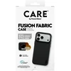 Dėklas Panzer Glass Case CARE by PanzerGlass Fusion Fabric MagSafe for iPhone 18 Pro Max / 17 Pro Max juodas