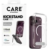 Dėklas Panzer Glass Case CARE by PanzerGlass Kickstand w. Juodas MagSafe for iPhone 18 Pro /17 Pro transparent
