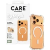 „Panzer Glass CARE by PanzerGlass“ madingas „Samba“ dėklas su „Baltas MagSafe“, skirtas „iPhone 17 Pro“ – permatomas