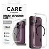 Dėklas Panzer Glass Case CARE by PanzerGlass Urban Explorer Juodas MagSafe for iPhone 18 Pro / iPhone 17 Pro transparent