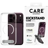 Dėklas Panzer Glass Case CARE by PanzerGlass Kickstand w. Juodas MagSafe for iPhone 18 Pro /17 Pro transparent