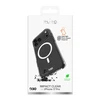 Puro Impact Clear D3O TPU+PC dėklas suderinamas su MagSafe skirtas Apple iPhone 17 Pro - skaidrus