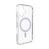 Puro Lite Mag TPU+PC dėklas, suderinamas su „MagSafe“, skirtas „iPhone 17“ – skaidrus su rausvu žiedu