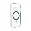 Puro Lite Mag TPU+PC dėklas suderinamas su MagSafe skirtas Apple iPhone 17 Air – skaidrus su turkio spalvos žiedu