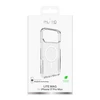 Puro Lite Mag TPU+PC dėklas suderinamas suMagSafe skirtas Apple iPhone 17 Pro Max – Transparent with Baltas Ring