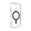 Puro Lite Mag TPU+PC dėklas suderinamas su MagSafe skirtas Apple iPhone 17 – skaidrus su juodos spalvos žiedu