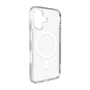 Puro Lite Mag TPU+PC dėklas suderinamas su MagSafe skirtas Apple iPhone 17 – skaidrus su baltos spalvos žiedu