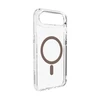 Puro Lite Mag TPU+PC dėklas suderinamas su MagSafe skirtas Apple iPhone 17 Air – skaidrus su rudos spalvos žiedu