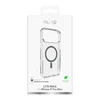 Puro Lite Mag TPU+PC dėklas, suderinamas su „MagSafe“, skirtas „iPhone 17 Pro Max“ – skaidrus su pilku žiedu
