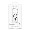 Puro Lite Mag TPU+PC dėklas, suderinamas su „MagSafe“, skirtas „iPhone 17 Pro Max“ – skaidrus su Mėlyna žiedu