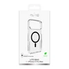 Puro Lite Mag TPU + PC dėklas, suderinamas su „MagSafe“, skirtas „iPhone 17 Pro Max“ – skaidrus su juodu žiedu