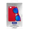 PURO Sunny Kit - dėklas Apple iPhone SE (2022/2020) / 8/7 + sulankstomi akiniai nuo saulės (raudonas)