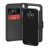 Puro Wallet Stand dėklas skirtas Apple iPhone 17 Air made of eco-leather, with a flap, wallet and stand function - juodos spalvos