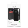 Puro Wallet Stand dėklas skirtas Apple iPhone 17 made of eco-leather, with a flap, wallet and stand function - juodos spalvos