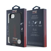 Red Bull Raudona Bull Raudona Bull Carbon Powerbar MagSafe dėklas skirtas Apple iPhone 16e juodos spalvos