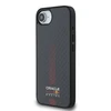Red Bull Raudona Bull Raudona Bull Carbon Powerbar MagSafe dėklas skirtas Apple iPhone 16e juodos spalvos