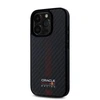 Red Bull Raudona Bull Raudona Bull Carbon Powerbar MagSafe dėklas jūsų Apple iPhone 15 Pro Max juodos spalvos