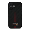 Red Bull Raudona Bull Raudona Bull Carbon Powerbar MagSafe dėklas jūsų Apple iPhone 16 juodos spalvos