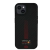 Red Bull Raudona Bull Raudona Bull Carbon Powerbar MagSafe dėklas jūsų Apple iPhone 15 juodos spalvos
