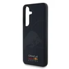 Dėklas Red Bull Raudona Bull Raudonas BULL futerał do Samsung Galaxy S25 RBHMS25S24PUBUFV (Magnetic Meshed PU W/ Debossed Bull) mėlynos spalvos